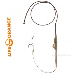 Αρματωσιές για ψάρεμα κυπρίνου Life Orange Power Lead Clip - Rig 15