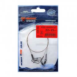 Αρματωσιές Life Orange Steel Leader 1х7