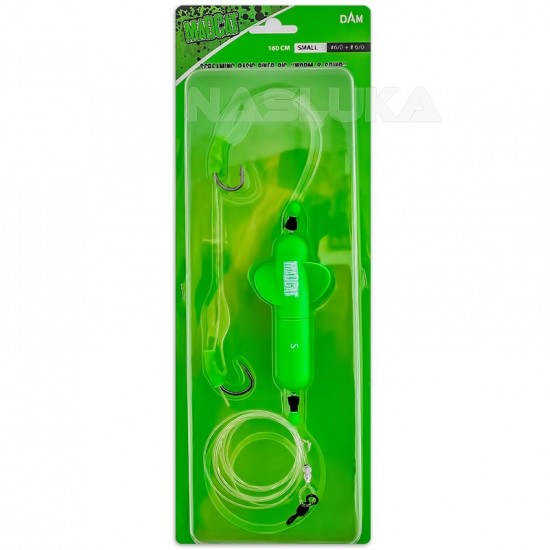 Αρματωσιές για ψάρεμα γουλιανού Madcat Screaming Basic River Rig - Worm & Squid