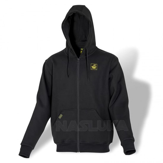 Φούτερ Black Cat Zip Hoodie - Black