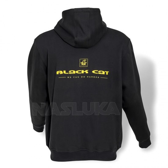 Φούτερ Black Cat Zip Hoodie - Black
