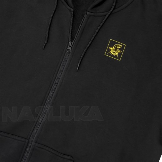 Φούτερ Black Cat Zip Hoodie - Black