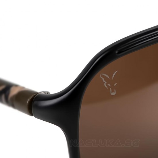 Γυαλιά ηλίου Fox Aviator Black Camo - Brown