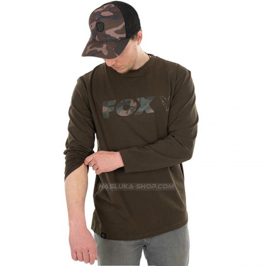 Μακρυμάνικα Μπλουζάκια Fox Long Sleeve T-Shirt - Khaki-Camo