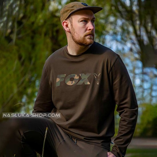 Μακρυμάνικα Μπλουζάκια Fox Long Sleeve T-Shirt - Khaki-Camo