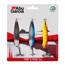 Σετ 3 τμχ Τεχνητά Δολώματα Abu Garcia Toby 3-Pack
