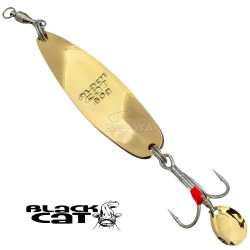 Τεχνητό Ψάρεμα Γουλιανού Black Cat Battle River Spoon - Gold