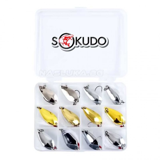 Σετ Τεχνητά Δολώματα Sokudo Trout - 12τμχ