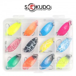 Σετ Τεχνητά Δολώματα Sokudo Trout Color - 12τμχ
