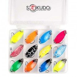 Σετ Τεχνητά Δολώματα Sokudo Trout Color - 12τμχ