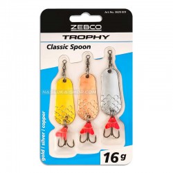 Σετ τεχνητά δολώματα Zebco Trophy Classic Spoon Set 1