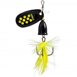 Τεχνητό Δόλωμα Zebco Trophy Z-Vibe Fly Black Yellow Dots