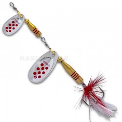 Τεχνητό Δόλωμα Zebco Z-Tandem Silver Red Dots