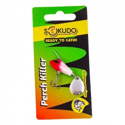 Τεχνητό Spinner Sokudo Perch Killer - Red Head