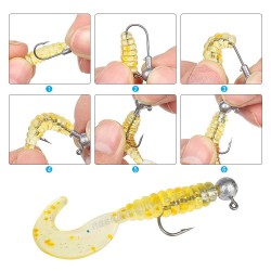 Micro μολυβοκεφαλές για τεχνητά σιλικόνης Delphin Bomb Micro Jig - 5 τμχ