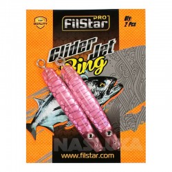 Τεχνητά Δολώματα FilStar Glider Jet Ring 2 τμχ. - χρώμα 395 Pink