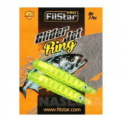Τεχνητά Δολώματα FilStar Glider Jet Ring 2 τμχ. - χρώμα 425 Chartreuse