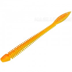 Τεχνητό Σιλικόνης Berkley Powerbait Flail Garlic 5εκ - 12 τμχ - χρώμα Fluo Orange/Sunshine Yellow