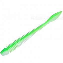 Τεχνητό Σιλικόνης Berkley Powerbait Flail Garlic 5εκ - 12 τμχ - χρώμα Black/Sunshine Yellow