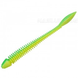 Τεχνητό Σιλικόνης Berkley Powerbait Flail Garlic 5εκ - 12 τμχ - χρώμα Black/Sunshine Yellow