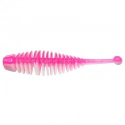 Τεχνητό Σιλικόνης Berkley Powerbait Naiad Garlic 5εκ - 10 τμχ - χρώμα Pink/White