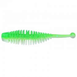 Τεχνητά Σιλικόνης Berkley Powerbait Naiad Garlic 3εκ - 12 τμχ. - χρώμα Spring Green/White