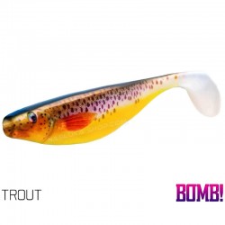 Shad Σιλικόνης Delphin Bomb! Hypno - 2 τμχ 17 εκ - 3D Trout