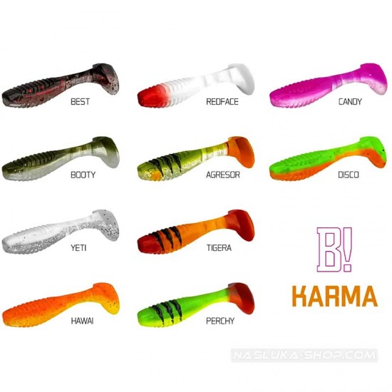 Shad Σιλικόνης Delphin Karma UVs 8 εκ - 5 τμχ - UV Hawai