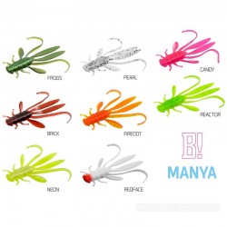 Νύμφες σιλικόνης Delphin Manya UVs 10.5 εκ - UV Pearl - 5 τμχ