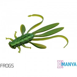 Νύμφες σιλικόνης Delphin Manya UVs 10.5 εκ - UV Frogs - 5 τμχ