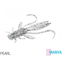Νύμφες σιλικόνης Delphin Manya UVs 10.5 εκ - UV Pearl - 5 τμχ