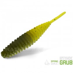Τεχνητά Σιλικόνης Delphin Stinx Grub 4εκ - 20 τμχ - Spring Garlic