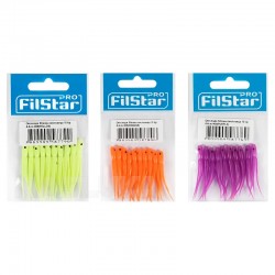 Χταπόδια Σιλικόνης FilStar Shirasu 4.4εκ - 10 τμχ-  Purple