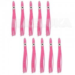 Χταπόδια Σιλικόνης FilStar Shirasu - Pale Pink Glitter - 10 τμχ