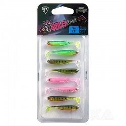 Σετ Τεχνητά Σιλικόνης Fox Rage Micro Tiddler Fast UV 5εκ - Mixed - 8 τμχ