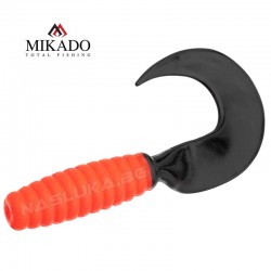 Τεχνητό δόλωμα Mikado Twister Sea Red-Black 7.5εκ - 5τμχ