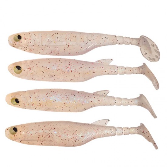 Σετ 4 τμχ Τεχνητά Σιλικόνης Rudie's Hata Fish - 10.2εκ - χρώμα 36