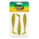 Shads Σιλικόνης Ryuji Panic Shad 9 εκ- 3 τμχ. - χρώμα Mojito UV