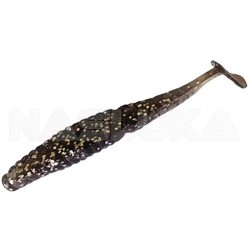 Τεχνητά Σιλικόνης Sea Buzz Duo Shad 10εκ - 5 τμχ - χρώμα Black/Silver Glitter