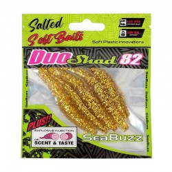 Τεχνητά Σιλικόνης Sea Buzz Duo Shad 8.2εκ - 5 τμχ. - χρώμα Clear Gold Seed