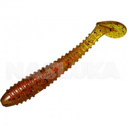 Τεχνητά Σιλικόνης Sea Buzz Ringy Shad 6.5εκ - 5 τμχ - χρώμα Motor Oil Red Seed