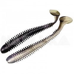 Τεχνητά Σιλικόνης Sea Buzz Rocky Shad 10εκ - 5 τμχ - χρώμα Black-White
