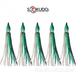 Χταποδάκια σιλικόνης Sokudo - χρώμα Green Pearl