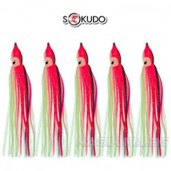 Χταποδάκια σιλικόνης Sokudo - χρώμα Pink Glow