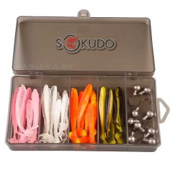 Σετ Δολώματα Σιλικόνης Sokudo Light Jig - 51τμχ