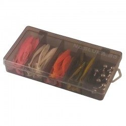 Σετ Δολώματα Σιλικόνης Sokudo Light Jig - 51τμχ