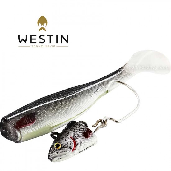 Τεχνητά Σιλικόνης Westin Magic Minnow Jig - χρώμα Glowing Lipstick