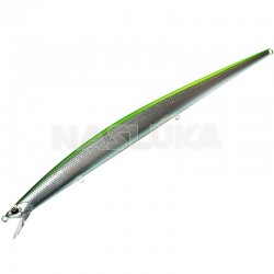 Βυθιζόμενο Τεχνητό Wobbler Duo Tide Minnow Slim Flyer - Green Back Silver