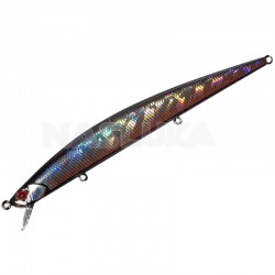 Βυθιζόμενο Τεχνητό Wobbler Duo Tide Minnow Slim Flyer - Black Shad