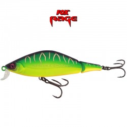Floating Τεχνητό δύο τεμαχίων Fox Rage Gonzo SR80 10γρ - Χρώμα UV Fire Tiger